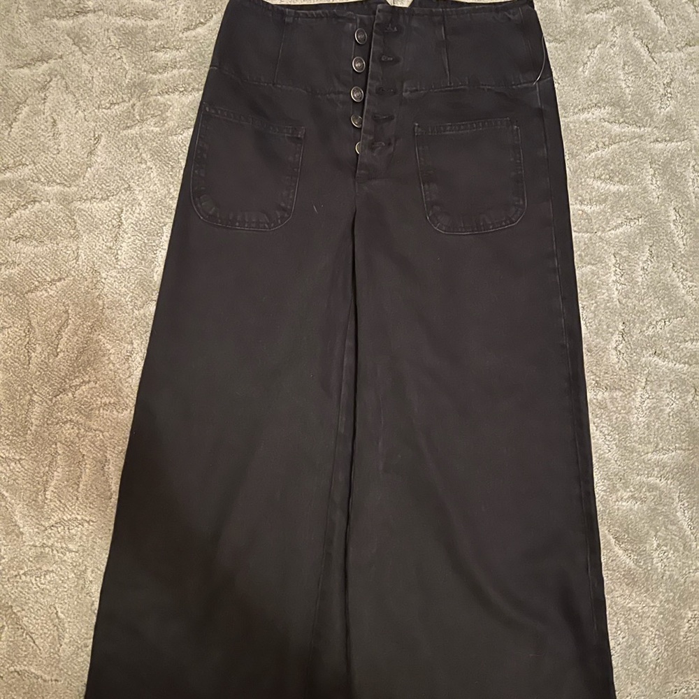 Free People Wide Legged Jeans